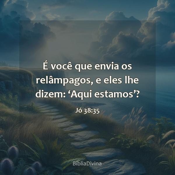 Jó 38:35