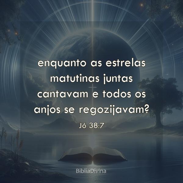 Jó 38:7