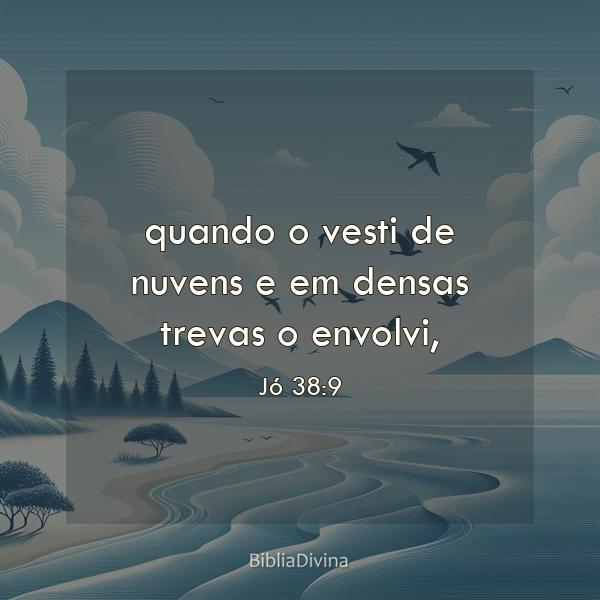 Jó 38:9