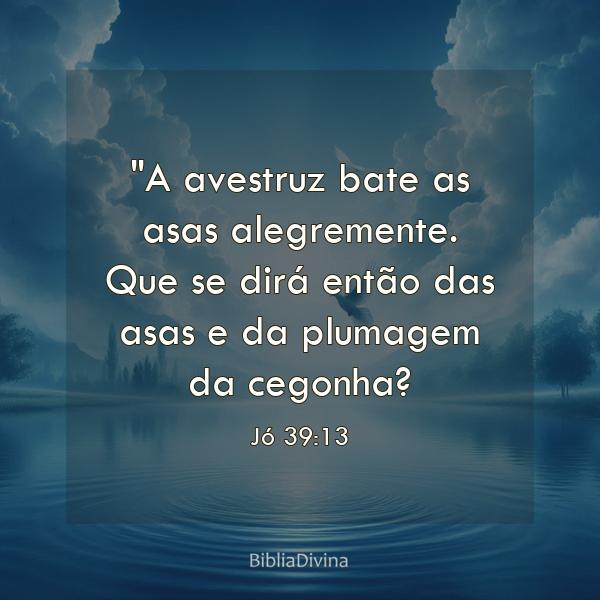 Jó 39:13