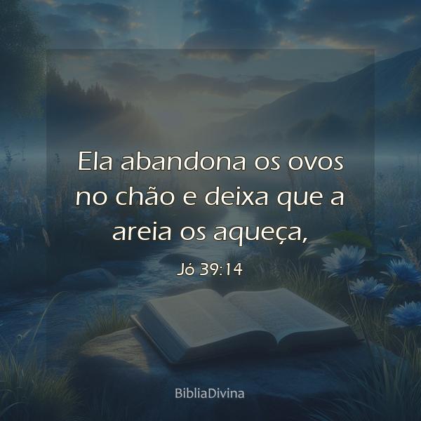 Jó 39:14