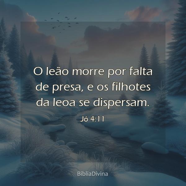 Jó 4:11