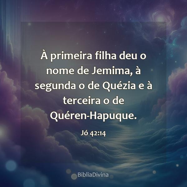 Jó 42:14