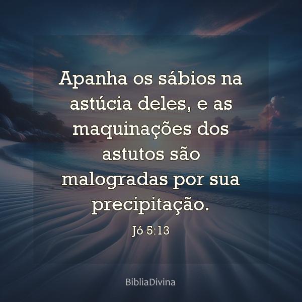 Jó 5:13