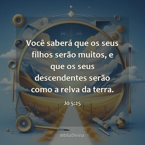 Jó 5:25