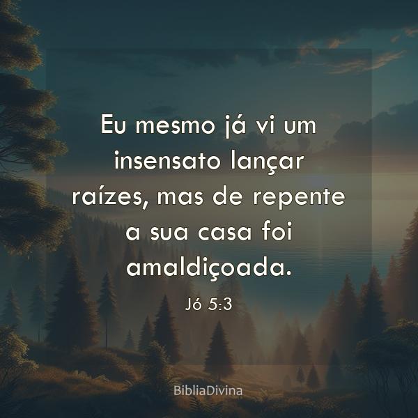 Jó 5:3