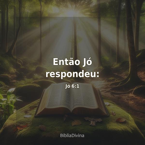 Jó 6:1