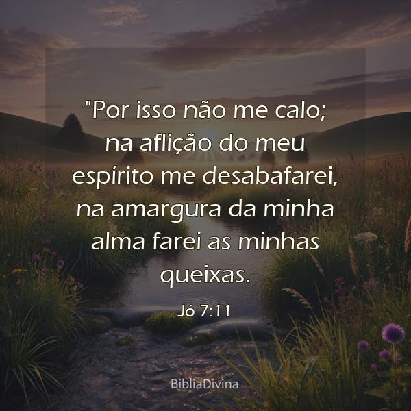 Jó 7:11