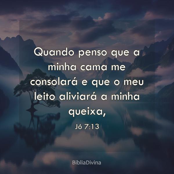 Jó 7:13