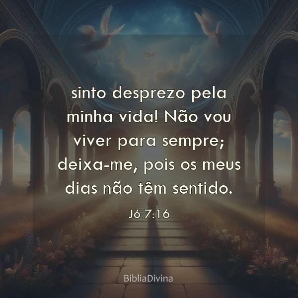 Jó 7:16