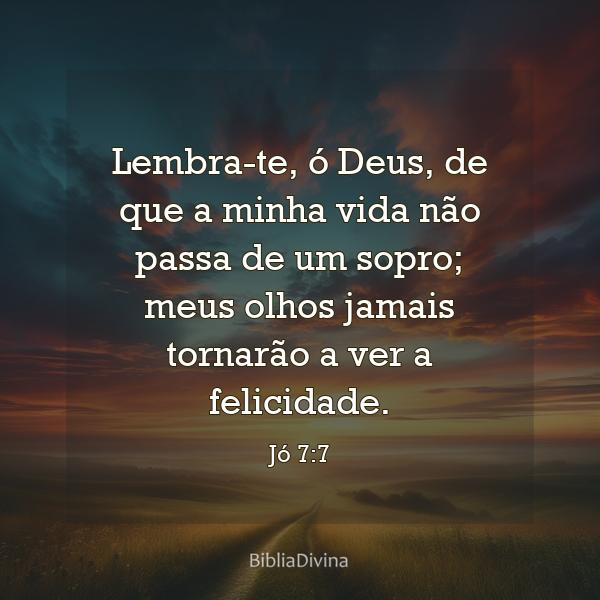 Jó 7:7