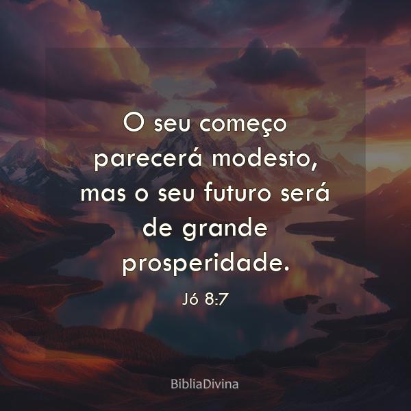 Jó 8:7