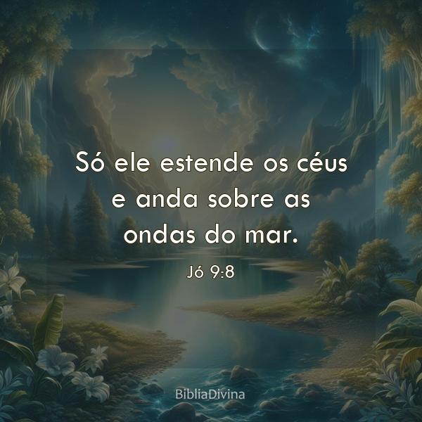 Jó 9:8