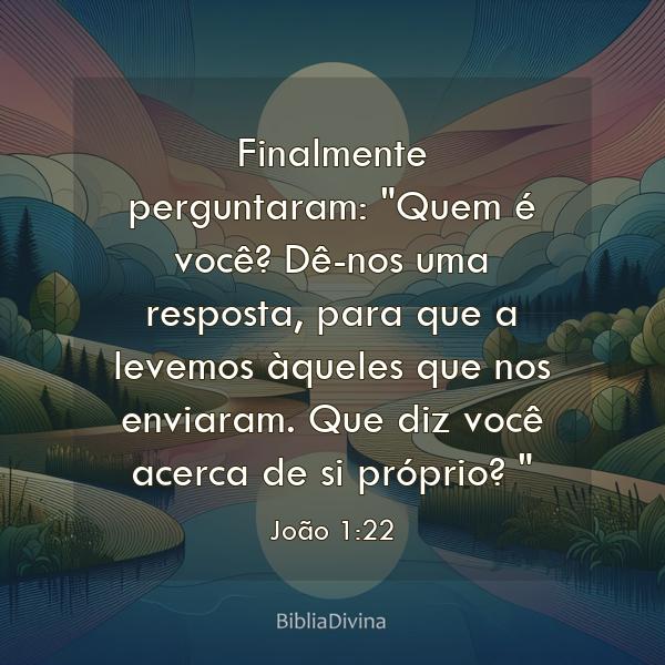 João 1:22