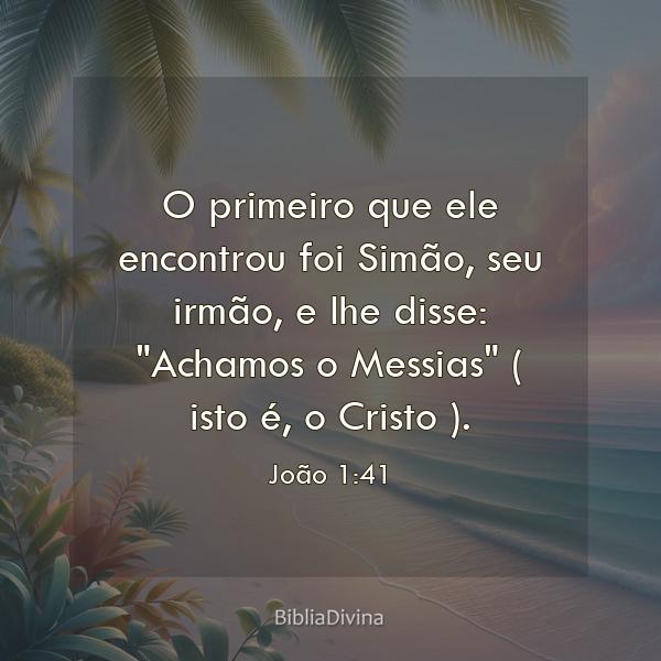 João 1:41