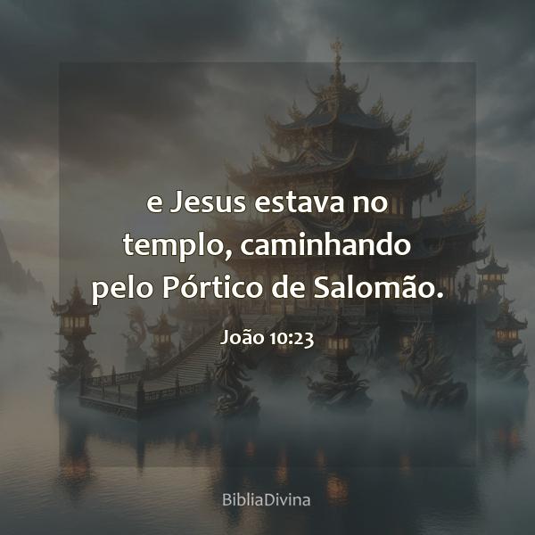 João 10:23