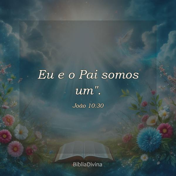 João 10:30