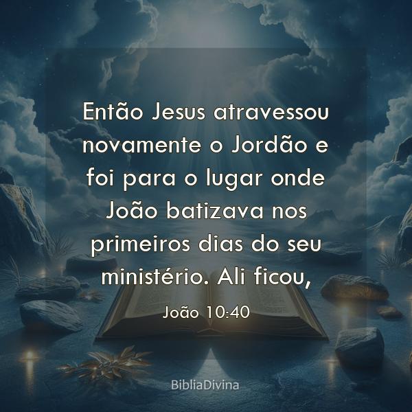 João 10:40