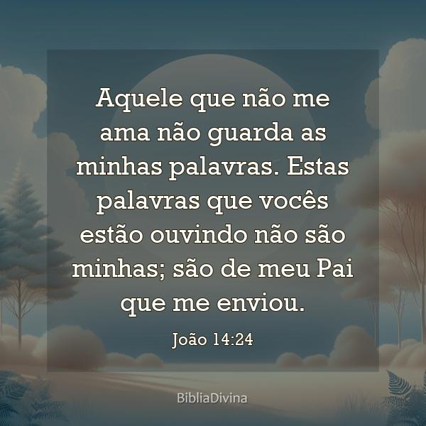 João 14:24