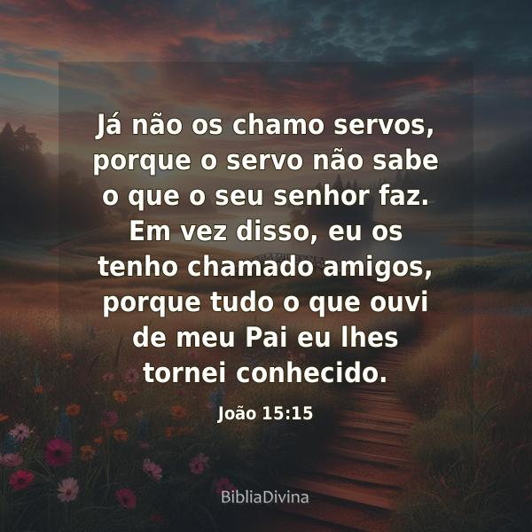 João 15:15