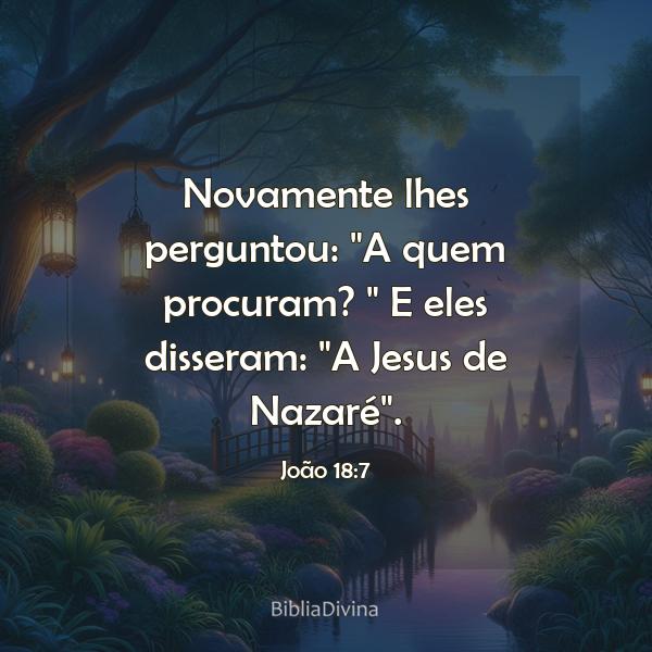 João 18:7