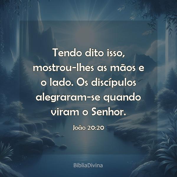 João 20:20