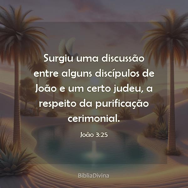 João 3:25