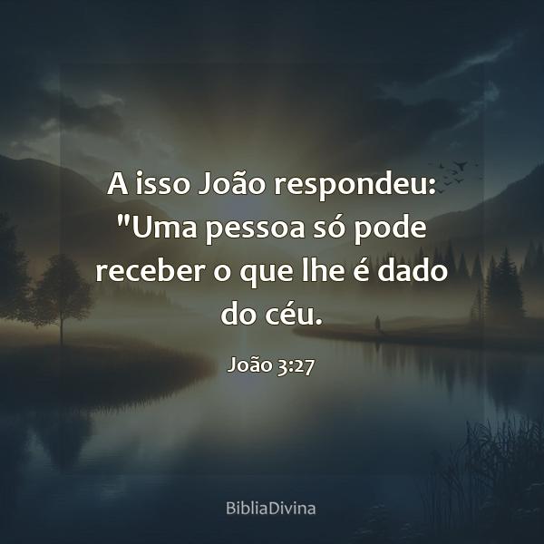 João 3:27