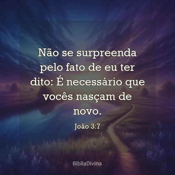 João 3:7