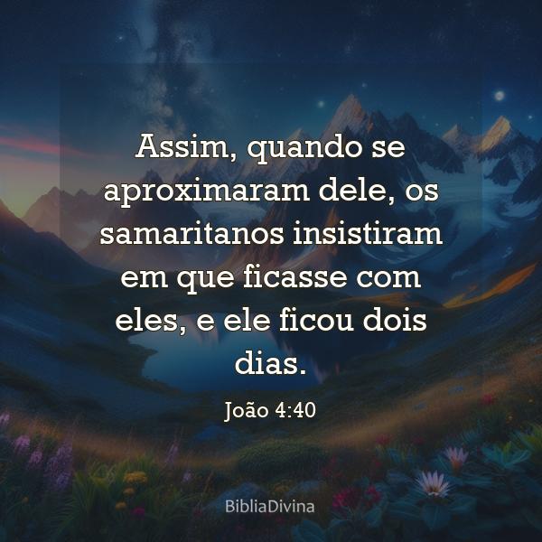 João 4:40