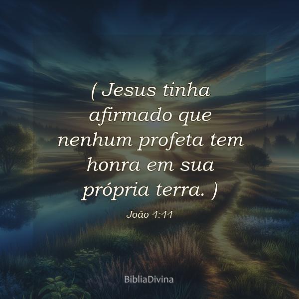 João 4:44