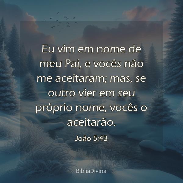 João 5:43