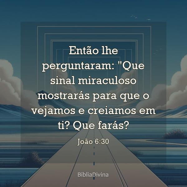 João 6:30