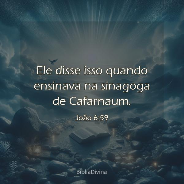 João 6:59