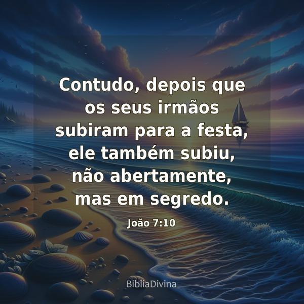 João 7:10