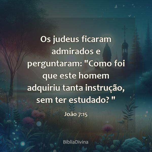 João 7:15