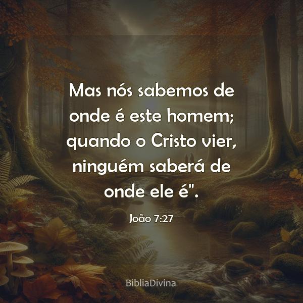 João 7:27