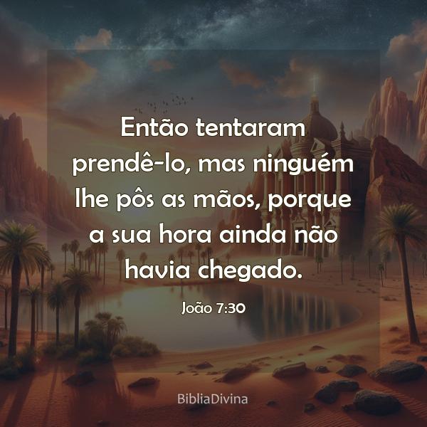 João 7:30