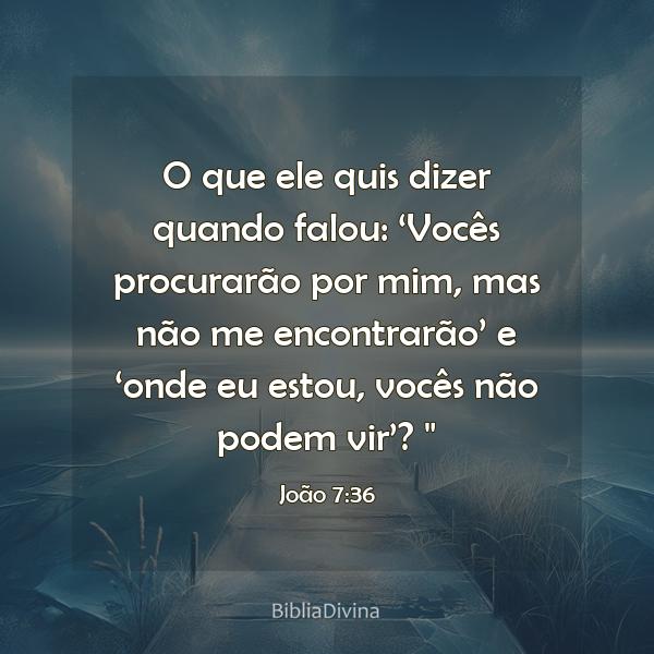 João 7:36