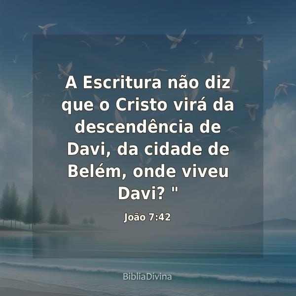 João 7:42