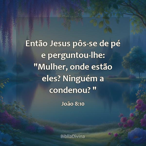 João 8:10