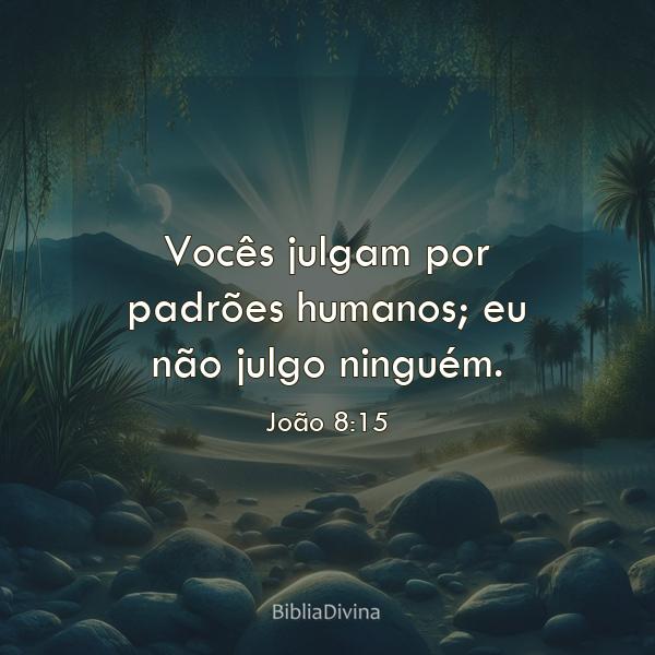 João 8:15