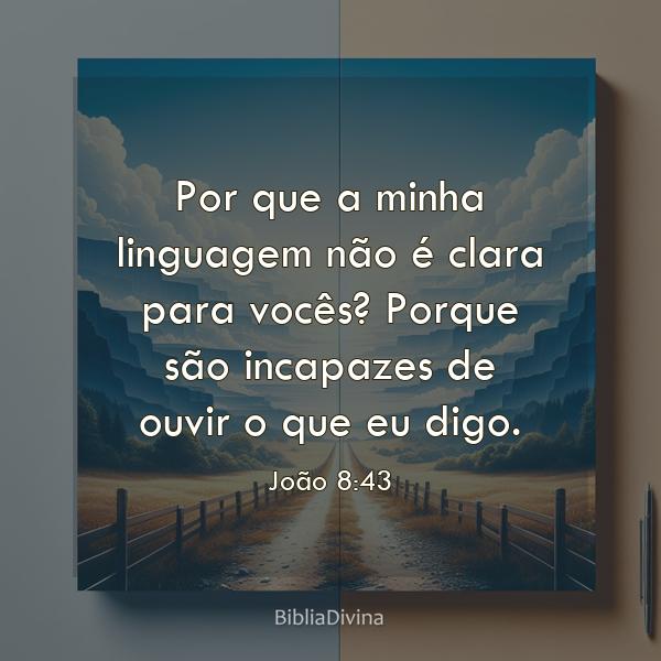 João 8:43