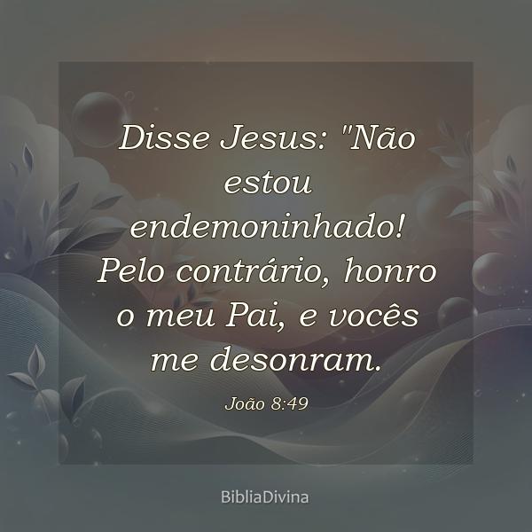 João 8:49