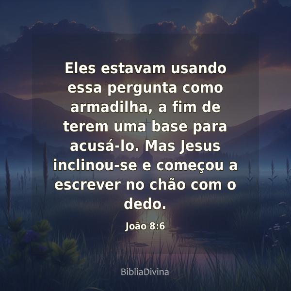 João 8:6