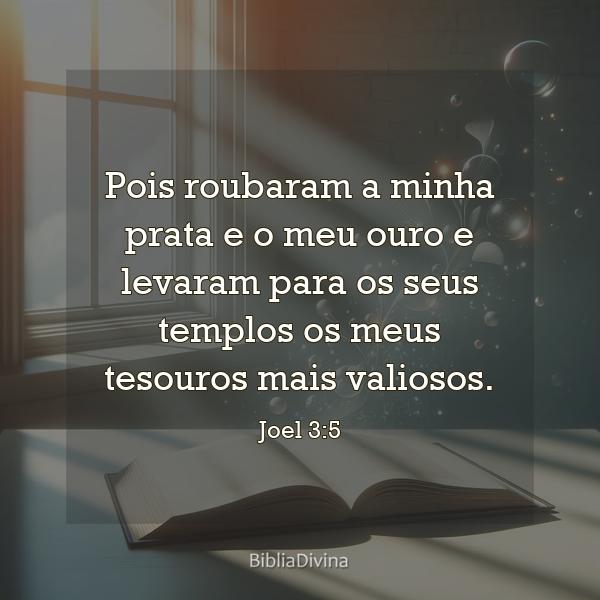 Joel 3:5