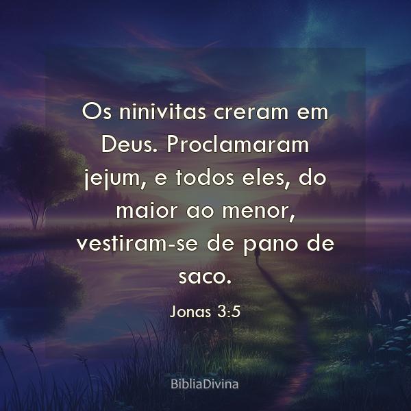 Jonas 3:5