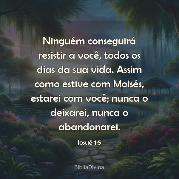 Josué 1:5