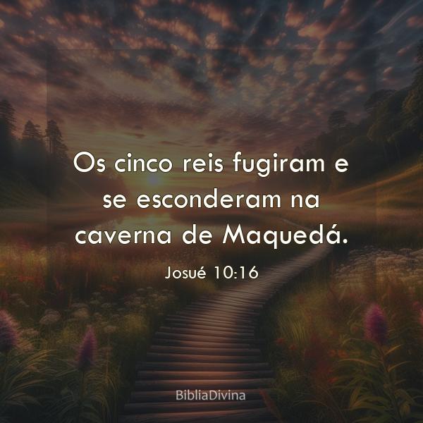 Josué 10:16