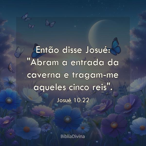 Josué 10:22